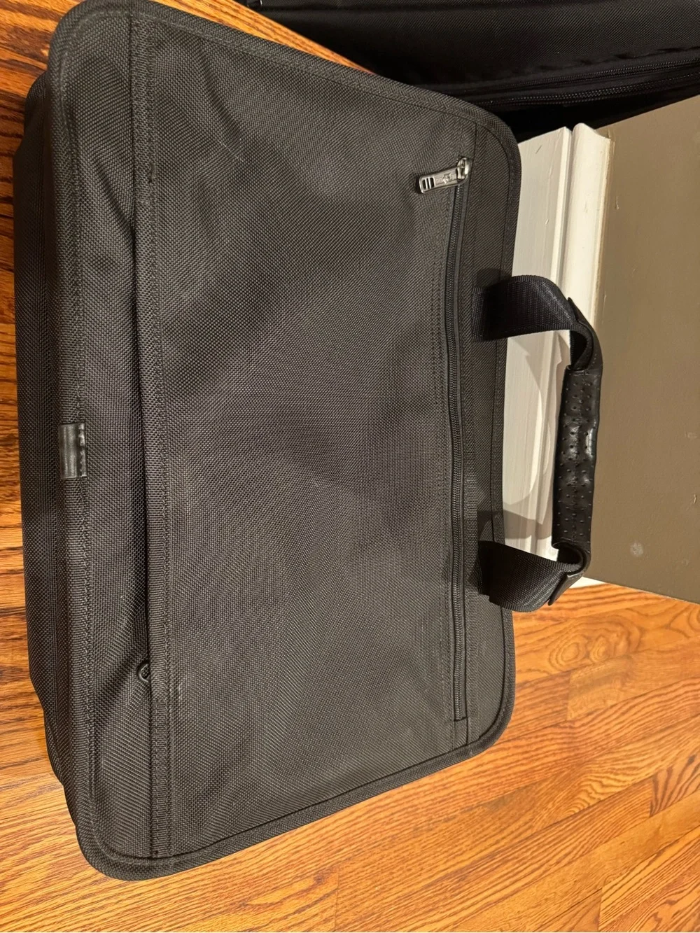 Victorinox Black Men's Briefcase Laptop Bag with Front Pocket